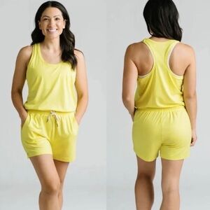 ZYIA Lemon Laguna Downtime Romper